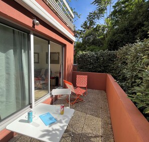 Terrace/patio - Studio with terrace, 200m from the beach (Anglet)