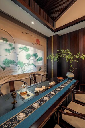 Lobby sitting area - Shicang Yunshu - Ancient City Wall Side (Datong)