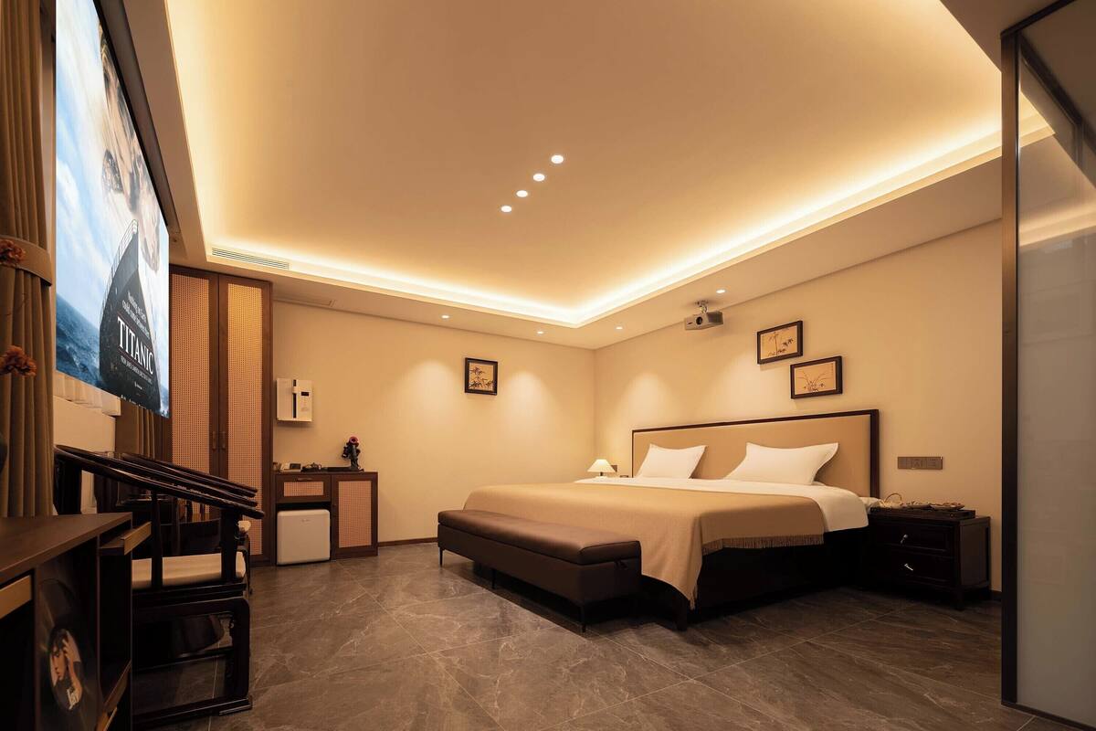 尊贵双人房, 花园景观 | 起居区