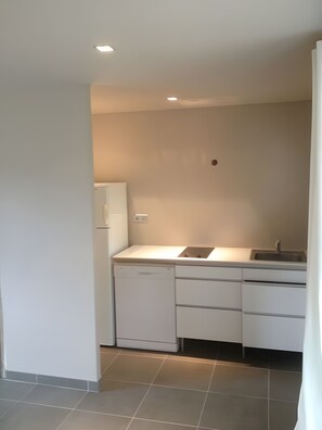 Private kitchen - Apartment 'La Terrasse' with Mountain View and Wi-Fi (Patrimonio)