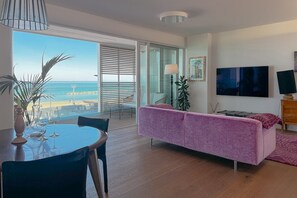 TV - Beachfront | Furnished Terrace & Comfort (Civitanova Marche)