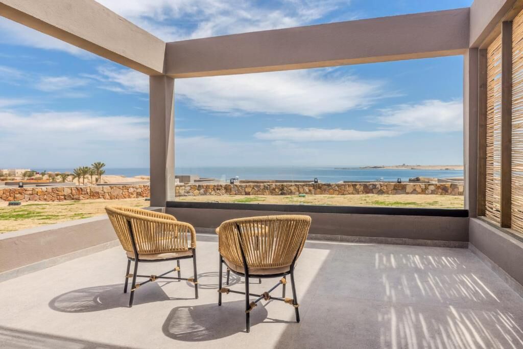 Chambre Double, balcon, vue mer | Terrasse/Patio