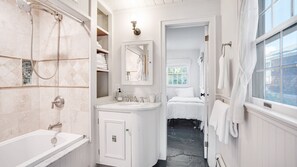 Hair dryer, towels - Charming Waterfront Escape: A Chic East Hampton Cottage with Private Beach,... (East Hampton)