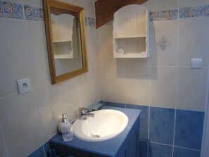 Bathroom - Guest Room “Les Charmilles - Blue Room” (Charny-sur-Meuse)