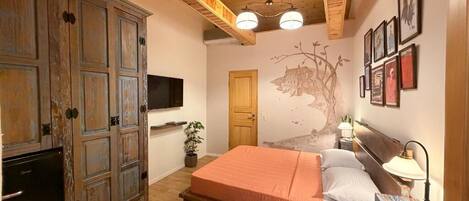 Comfort-Zimmer, Balkon, Stadtblick
