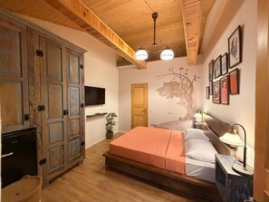 Camera Comfort, balcone, vista città