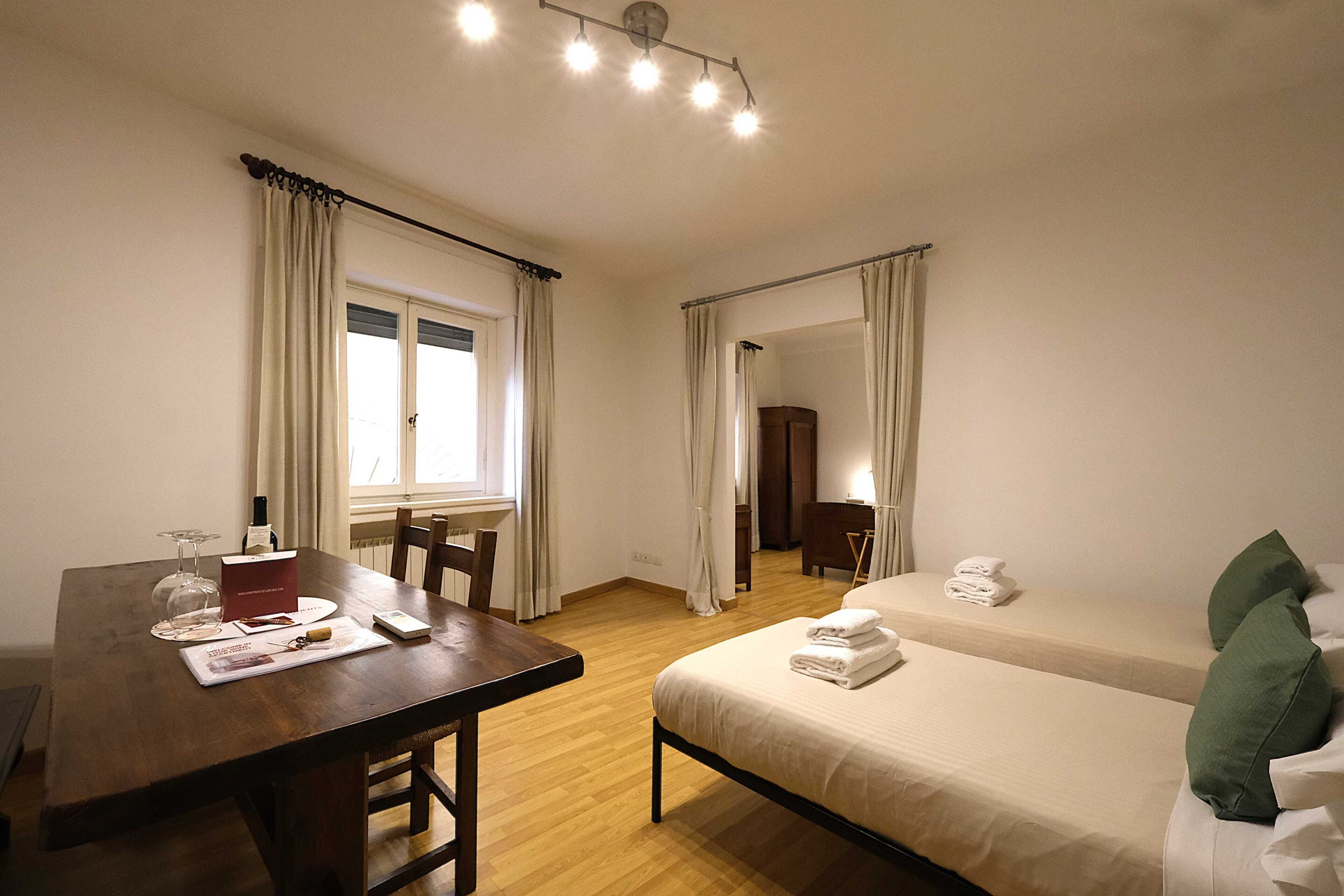 Comfort Apartment, City View | Living area | 80-inch flat-screen TV with digital channels