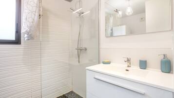 Shower, hair dryer