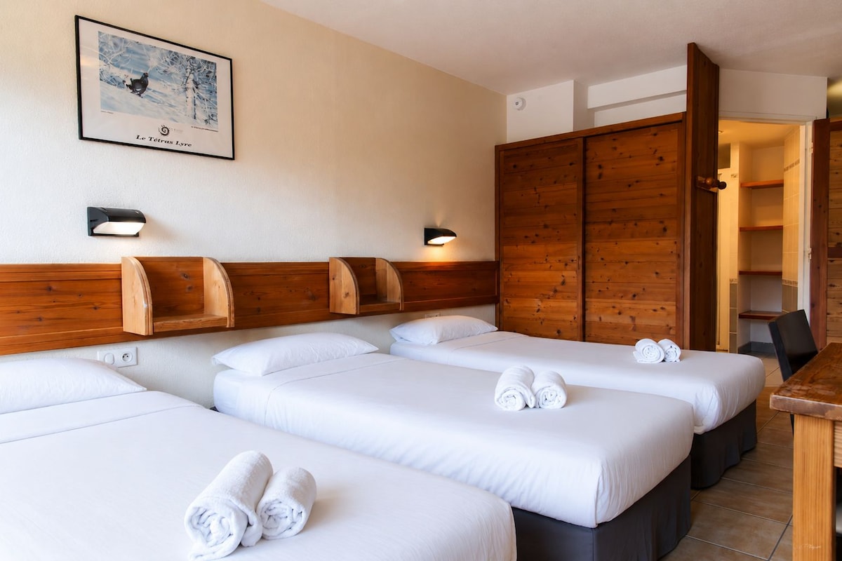 Habitación triple | Wifi gratis y ropa de cama 