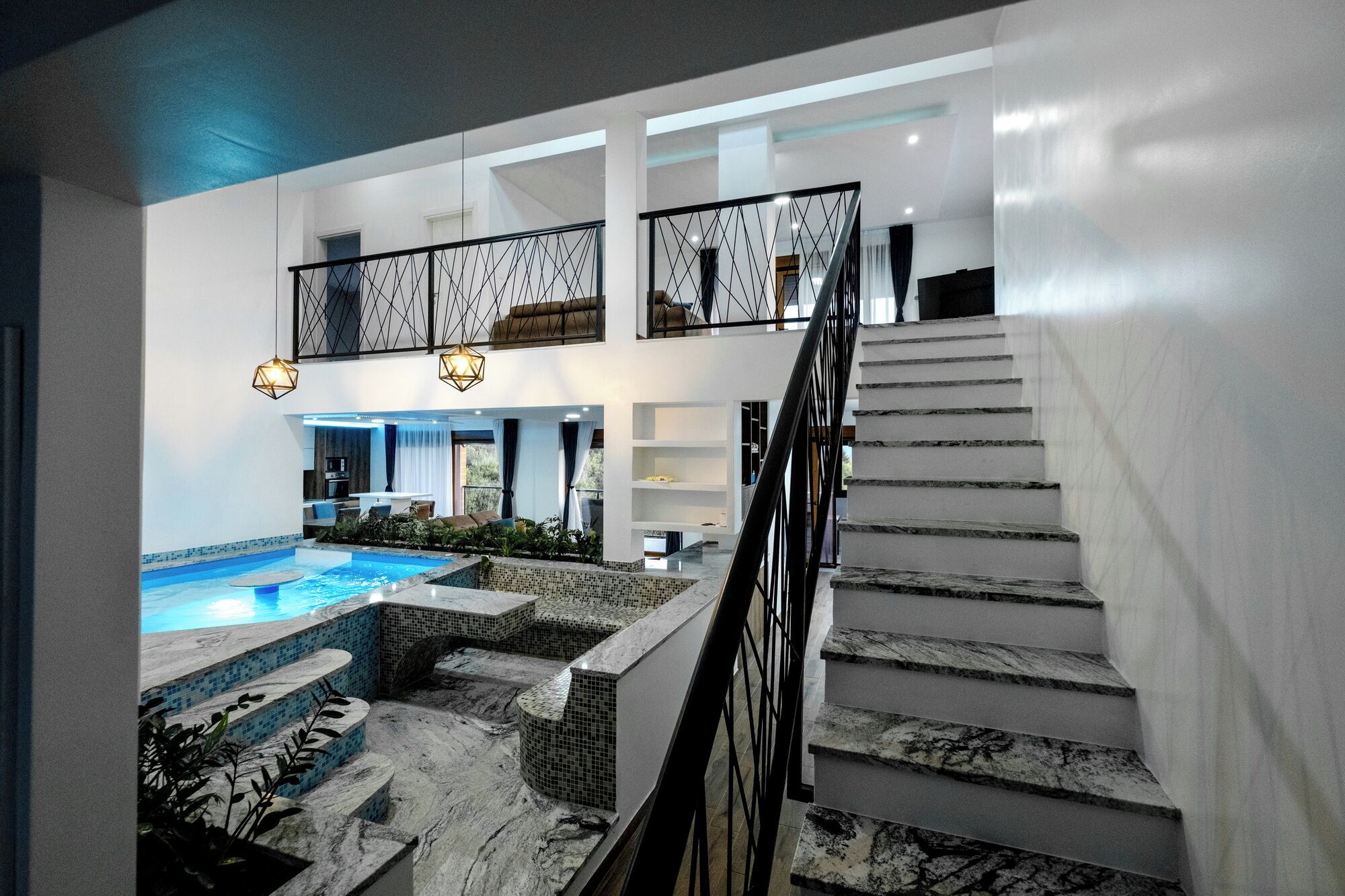 Appartement Deluxe, piscine privée, vue établissement | Piscine privée