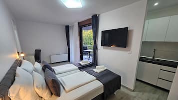 Klassieke kamer, 1 twee- of 2 eenpersoonsbedden, balkon