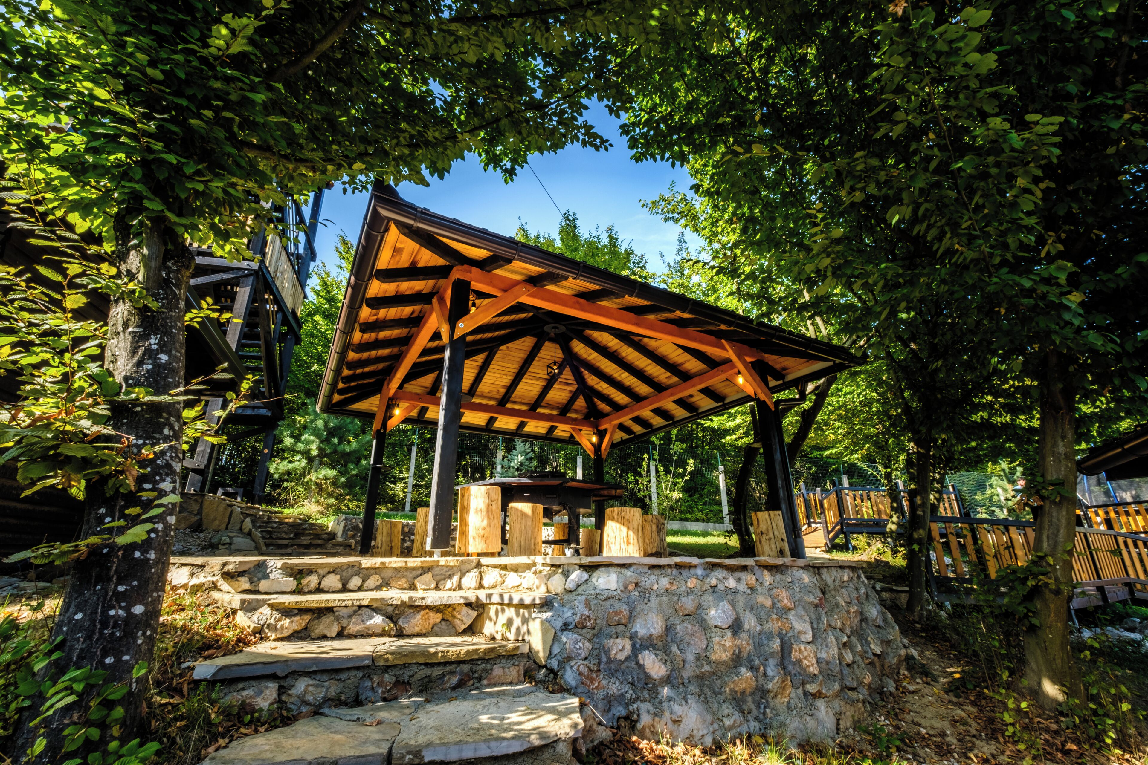 Enceinte de l’hébergement