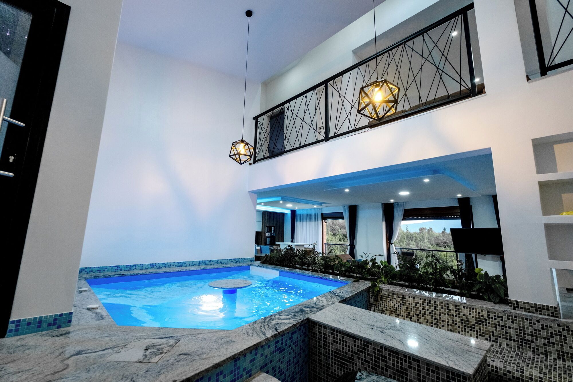 Appartement Deluxe, piscine privée, vue établissement | Piscine privée