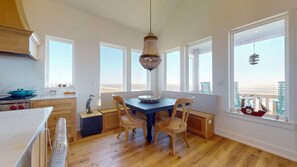 Dining - Ocean View II: 3  BR, 2  BA House in Gilchrist, Sleeps 8 (Gilchrist)