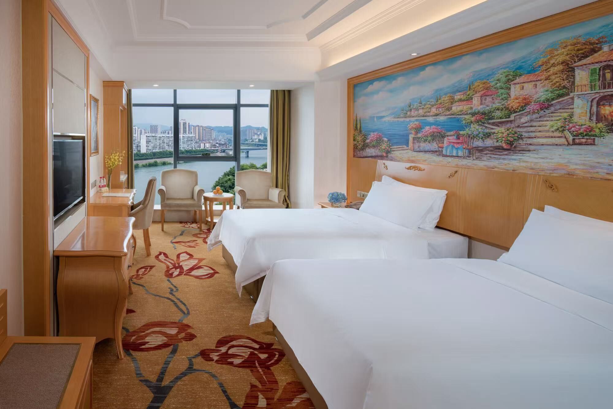 パノラミック ツインルーム マウンテンビュー | 部屋からの景観