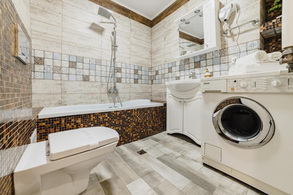 Hair dryer, toilet paper