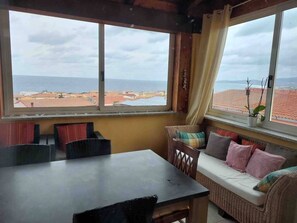 House, 2 Bedrooms, Smoking, Balcony | Living room - Charming Casa Liberty Sea View (Valledoria)