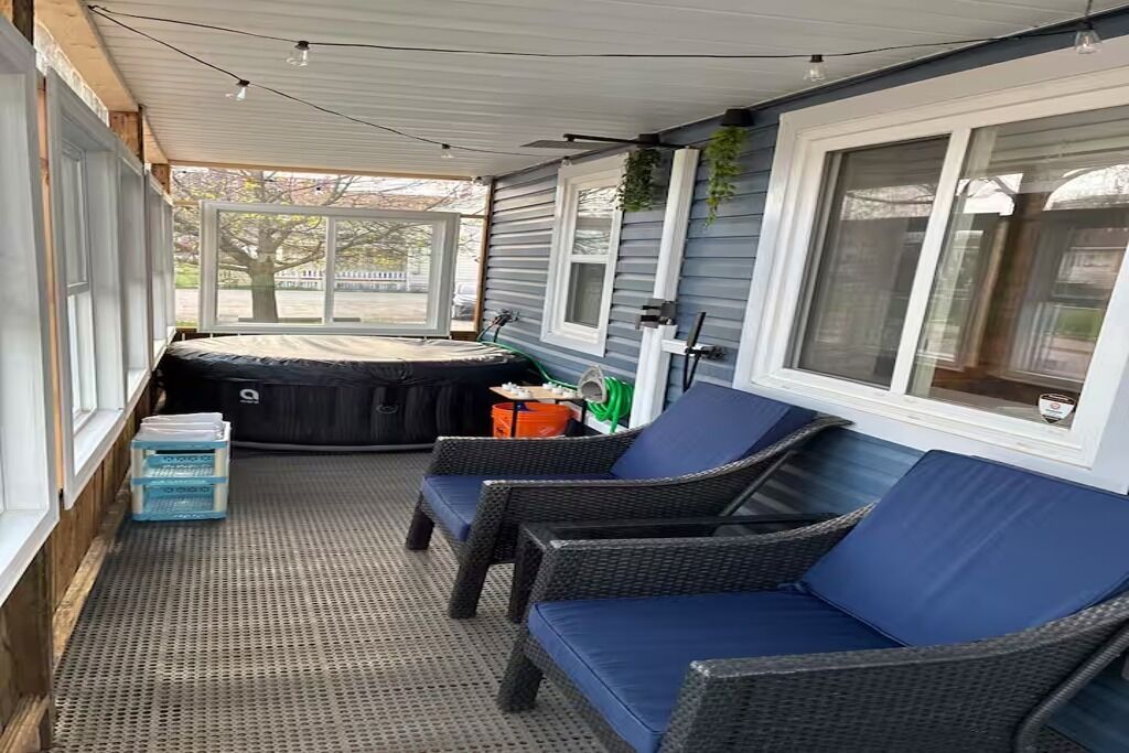 Bain à remous intérieur