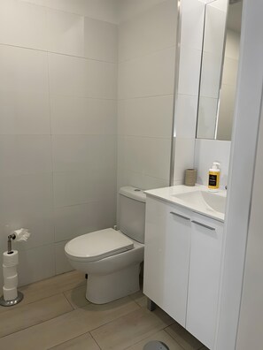 Shower, towels - Apartment 'Porto Central Walk' with Balcony and Wi-Fi (Porto)