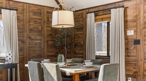 Dining - Secluded Mountain Chalet with Stunning Balcony Views (Gatlinburg)
