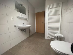 Een douche, een haardroger