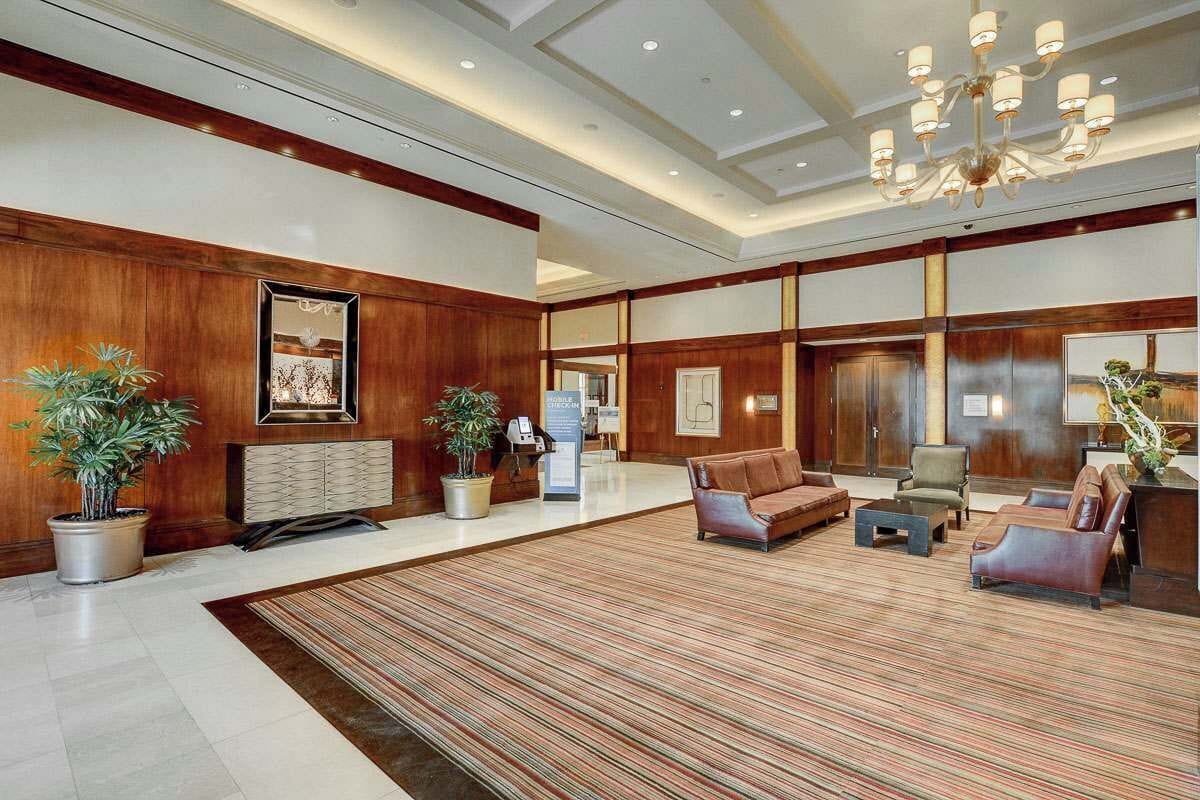 Departamento (1 Bedroom) | Sala de estar en el lobby