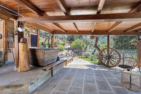 Terrace/patio. Villa Luisana with Private Pool and Terrace with Mountain View