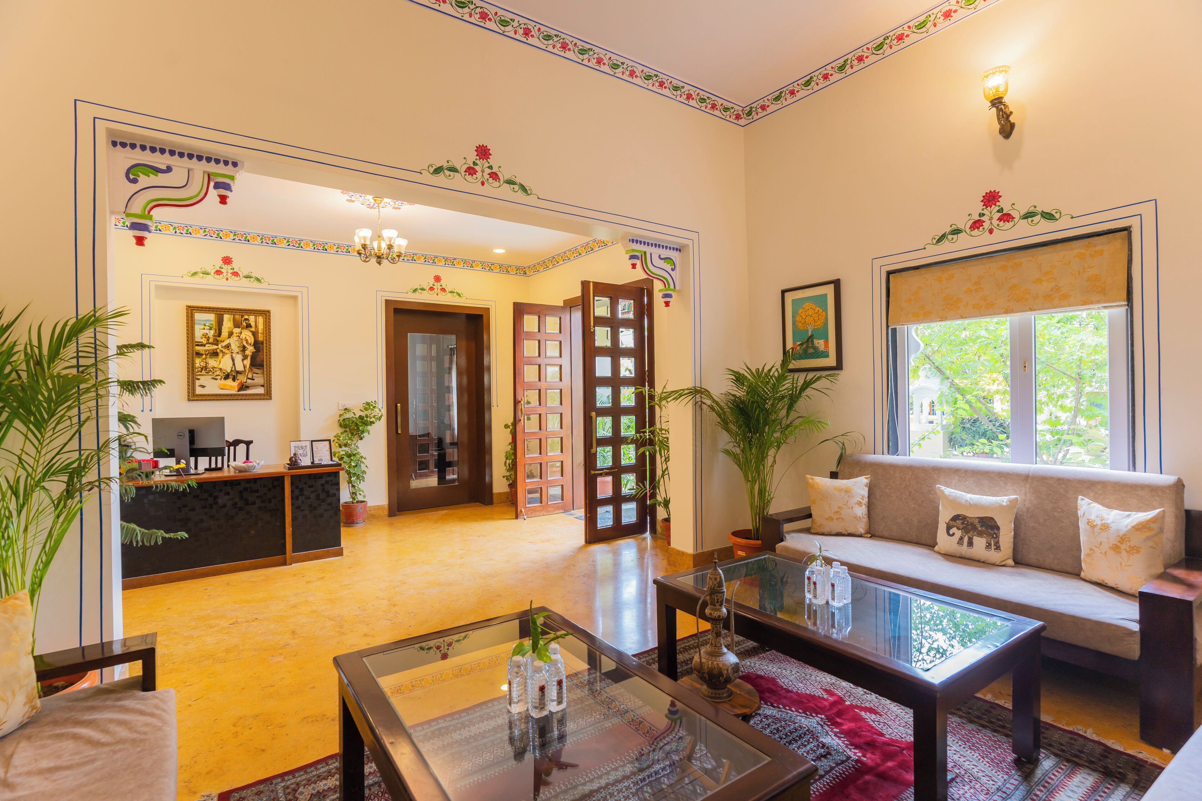 Sala de estar en el lobby