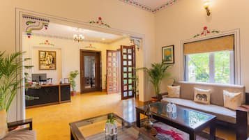 Sitteområde i lobbyen