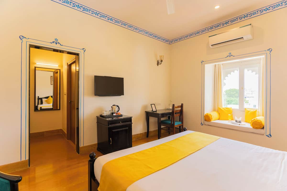 高級雙人或雙床房, 空調, 城市景