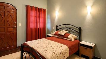 2 bedrooms, travel crib, free WiFi, bed sheets