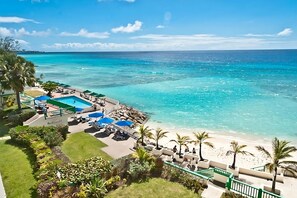 Beach - Best Place to Stay in Barbados! Balcony, Oceanfront, Outdoor Pool, Free Parking! (Oistins)