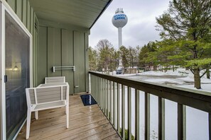 Terrace/patio - Lakeview Loft at Shanty Creek! (Bellaire)