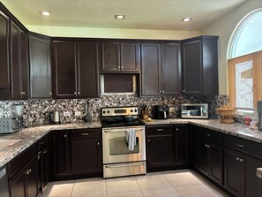 Private kitchen - Luxury Villa in Gated Community • Pool, Beach & Diving  in welcoming Cozumel (San Miguel de Cozumel)