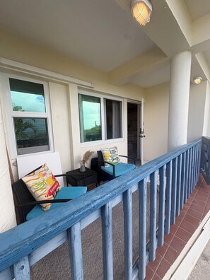 Family Apartment, Ocean View | Terrace/patio - The Perch at Hawk Hill (St. Thomas)