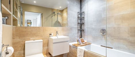 Shower, hair dryer