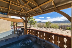 Terrace/patio - Cottam Pines A & B  - Hot Tub, Pickleball (Taos)
