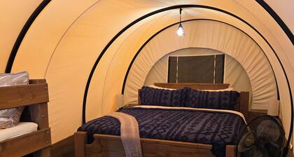 Pioneer Wagon with AC in quaint New Braunfels here at the Summit Resort