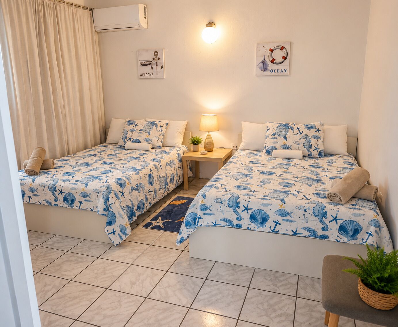 2 bedrooms, iron/ironing board, WiFi (free), bed sheets