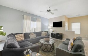 TV - New Listing! 5BR w/ Private Pool • Family Resort • Near Disney-3059PP (Kissimmee)