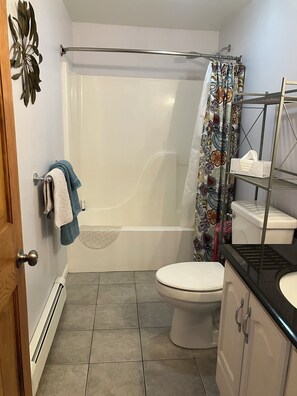 Bathroom - Cozy 1-bedroom efficiency apartment in serene Lebanon with AC and gym space. (Lebanon)