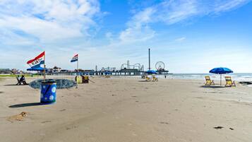 Vlak bij het strand
