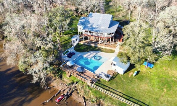 Luxury House, River View | Exterior - Mount Olive Ranch (West Columbia)