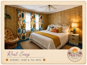 3 bedrooms, iron/ironing board, free WiFi - Beach Front. The Plum Pad. Sunset, Surf & 70s Soul (Milton)