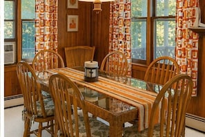 Dining - Beach Escape w/ Screened Porch Views  Steps to Sand Retro Coastal Charm (Milton)