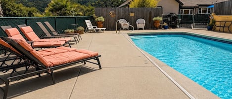 Una piscina riscaldata