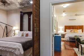 3 bedrooms, in-room safe, desk, iron/ironing board - Mid City Porch House Getaway + MEGA Suite with 
Private Pool and Private Hot Tub (New Orleans)