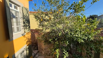 Chambre Triple Deluxe, vue jardin | Enceinte de lâhĂ©bergement