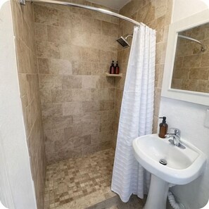 Bathroom - Spacious studio with king bed • Pool • Pets OK #10 (Clearwater)