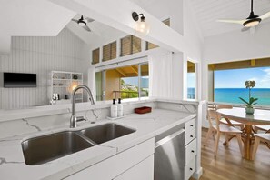 Fridge, microwave, oven, stovetop - Sunset Bluff Haven! Beach Access & Pool & Hot Tub (Princeville)